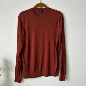 Theory |  Fantina Wool Sweater Deep Red Oak